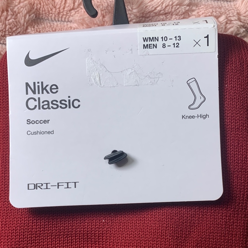 Nike Classic Maroon Knee-High Socks Size Men 8-13